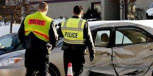 Police at Crash Scene